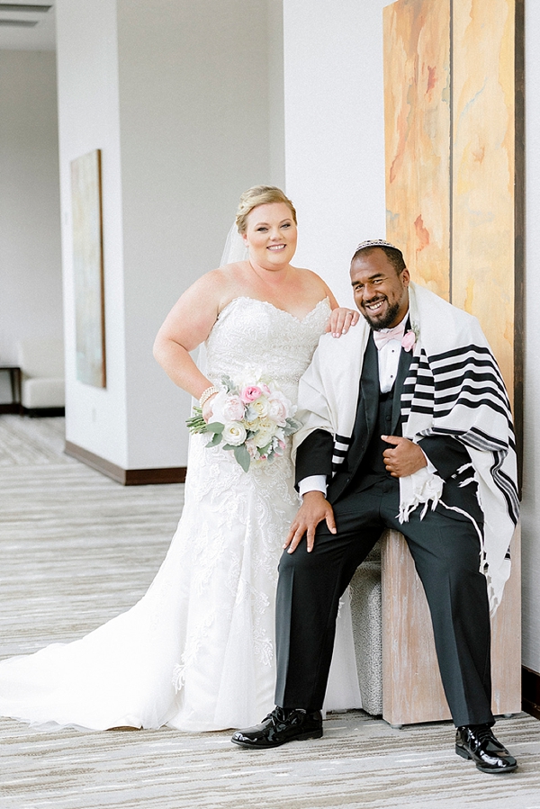 Sweetly Pink and Silver Jewish Wedding