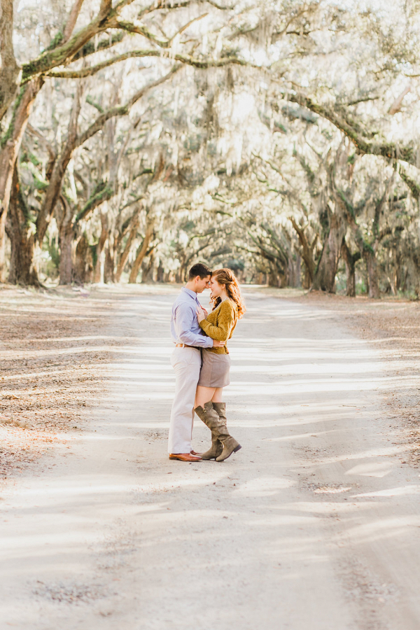 Romantic Savannah Engagement Session