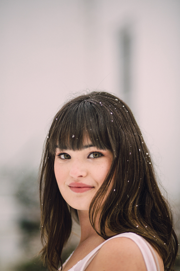 Snowy Bridal Session at The Historic Bleak House