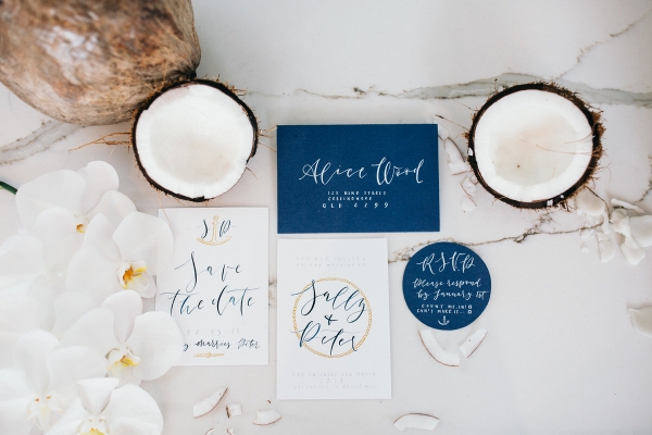 Modern Coastal Wedding Inspiration