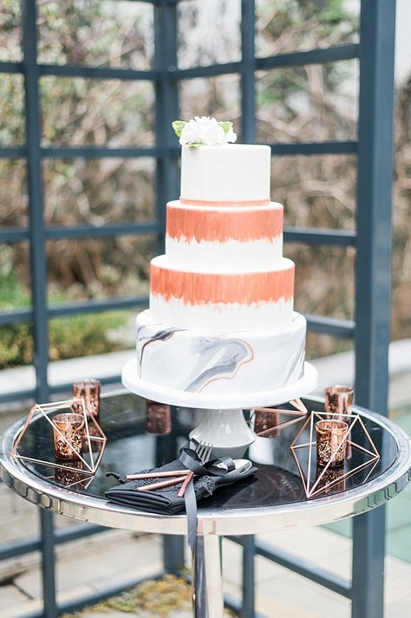 Marble and Metal Wedding Inspiration