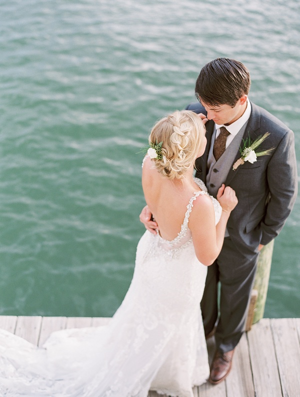 Rustic Waterside Wedding with Ceremony on a Boat