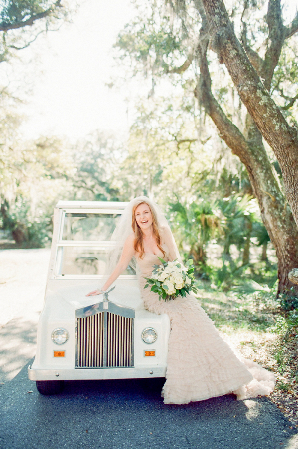 Glamorous Blush Beach Wedding