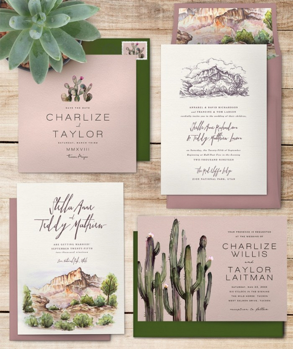 National Park Wedding Invitations