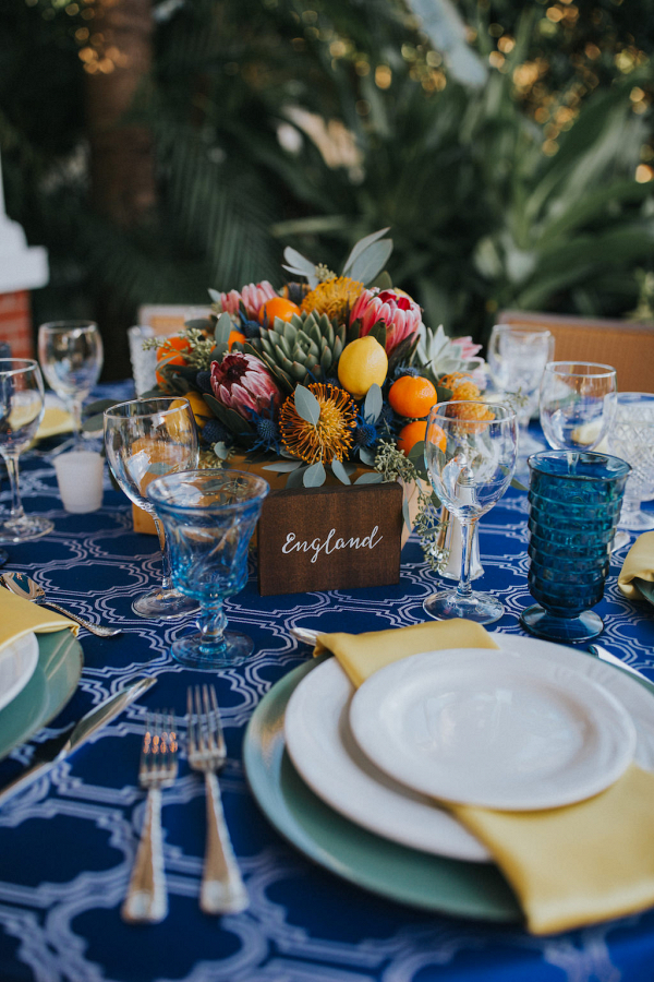 Mediterranean Travel Inspired Wedding