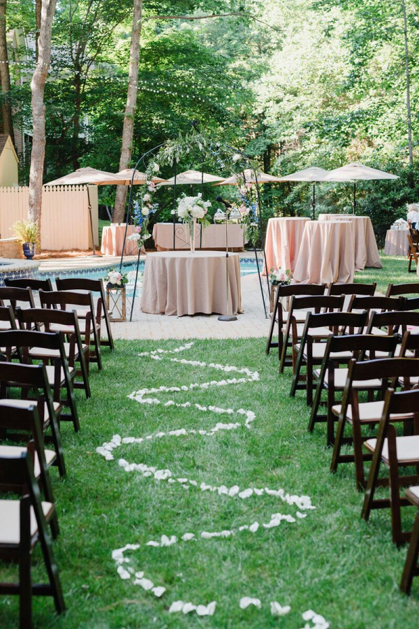 Charlotte Backyard Garden Wedding