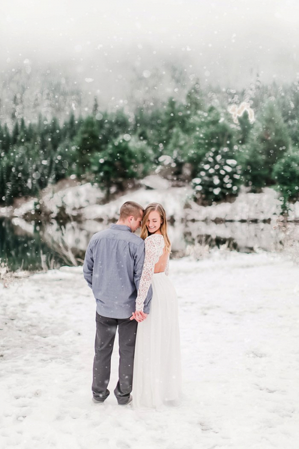 Whimsical Winter Engagement