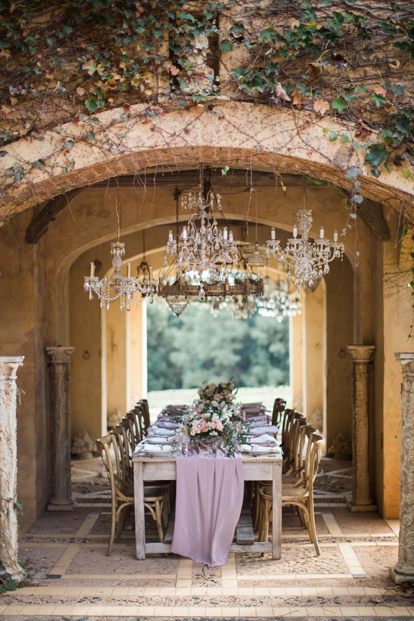 Romantic Wedding Inspiration with French Elegance