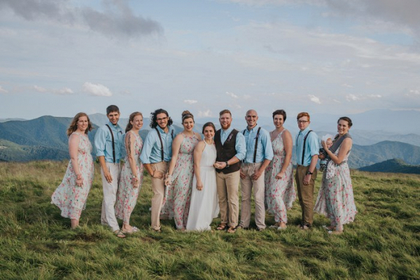 Intimate Mountainside Wedding