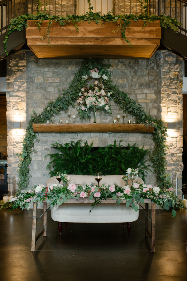 Pink Greenery Filled Destination Wedding