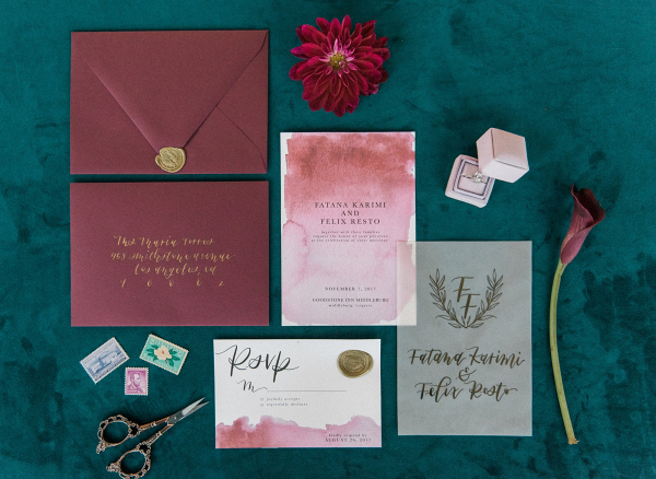 A Turquoise + Gold Ethereal Wedding