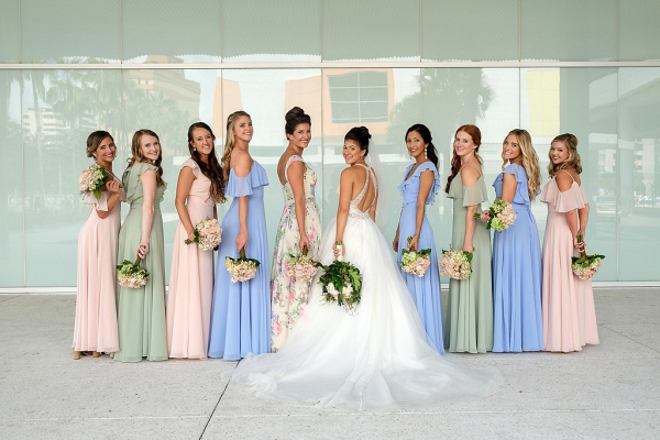 Pastel Garden Club Wedding