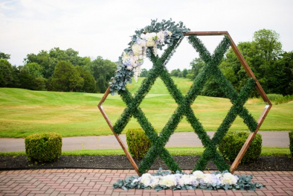 Geometric Summer Wedding