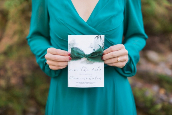 Dreamy Emerald Engagement Session