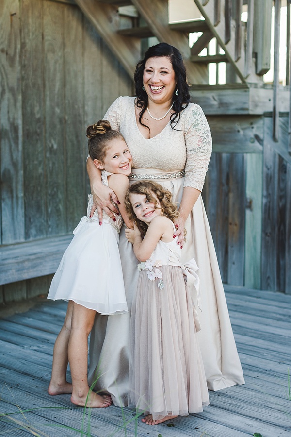 Beach House Wedding with the Cutest Kiddo Squad