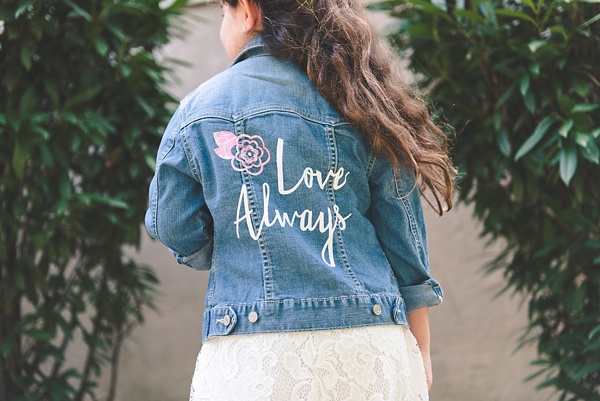 DIY Flower Girl Wedding Jacket