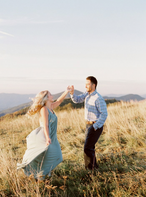 Mountain Sunset Engagement Session