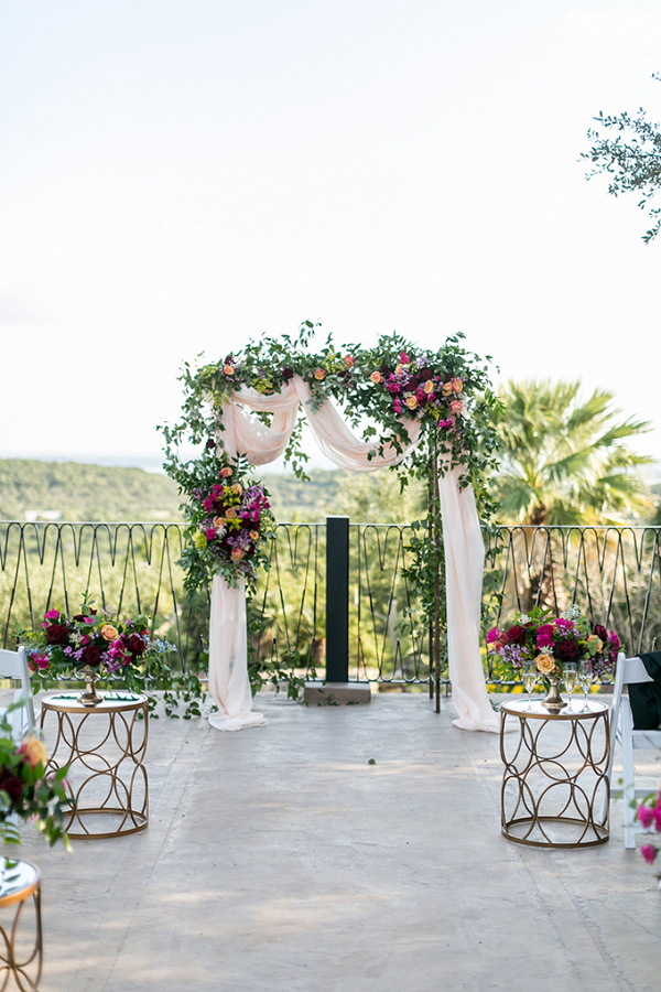 Colorful Villa Wedding