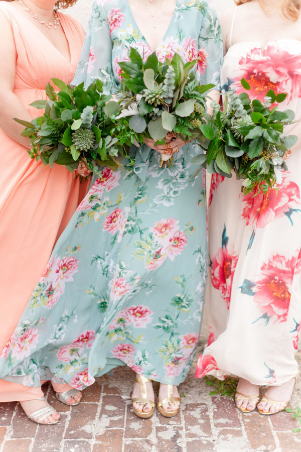 Peach and Mint Floral Inspired Wedding