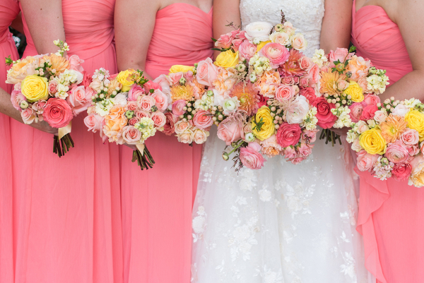 A Colorful Virginia Beach Butterfly Garden Wedding