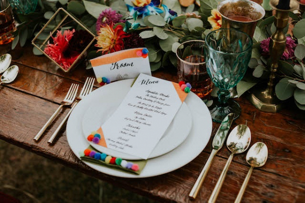 Colorfully Festive Wedding Inspiration