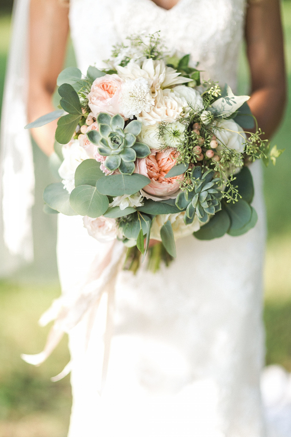 Sweet Floral Filled Bay Wedding