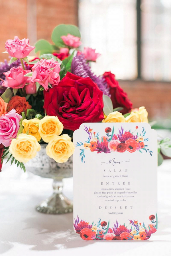 Colorful Modern Elegant Wedding