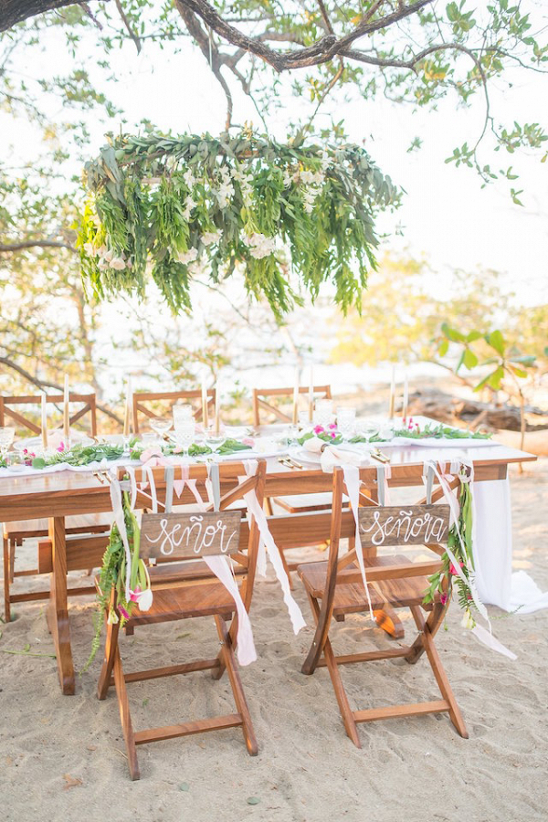 Bougainvillea-Filled Beachside Costa Rica Wedding