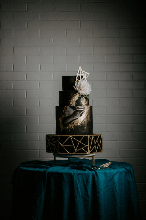 Moody Geometric Wedding Inspiration