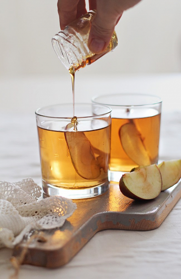 Honey Bourbon Apple Cider Fall Signature Drink