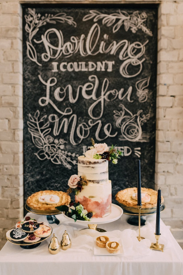 Fall French Cafe Wedding