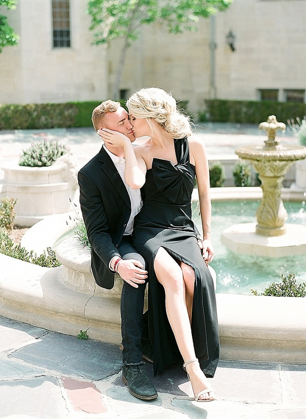 Elegant Greystone Mansion Engagement