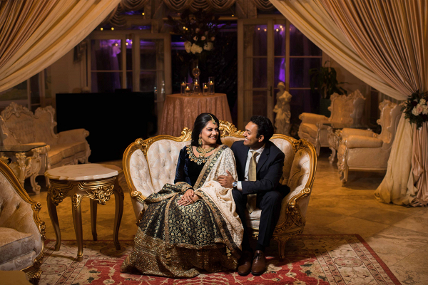 Stunning engagement party features color, culture