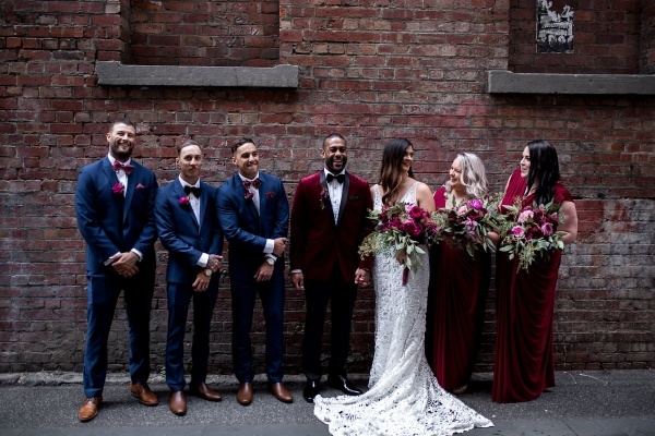 Chic Autumnal City Wedding