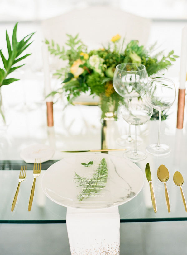 Tropical Transparency Wedding Inspiration