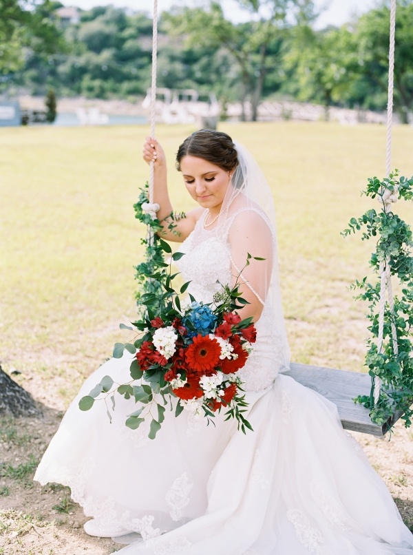 Red, White, and Blue Summer Wedding