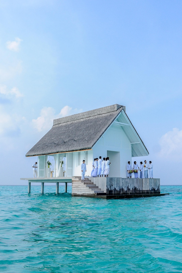 Gorgeous Maldives Wedding Vow Renewal