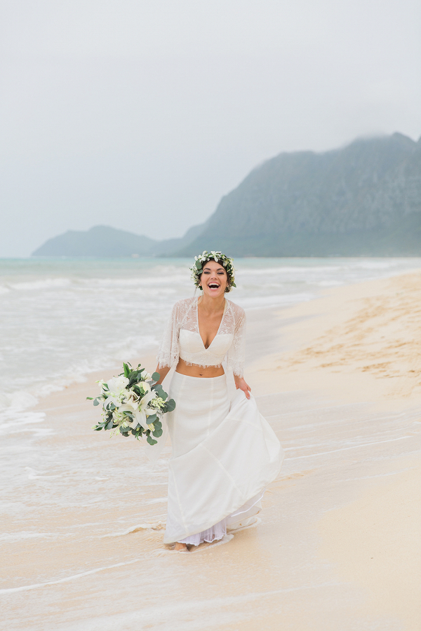 Bohemian Hawaiian Forest Elopement