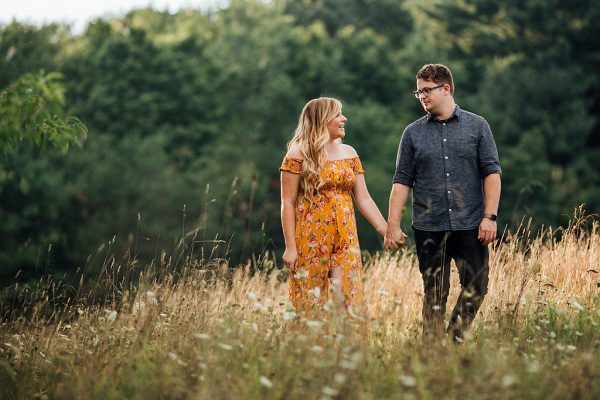 Summer farm engagement session