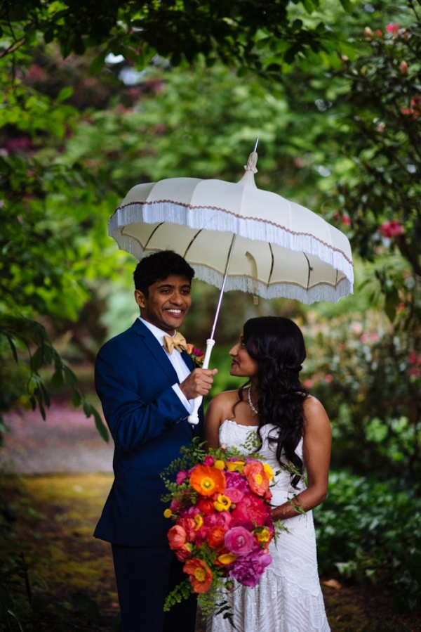 Indian Christian Colorful Lodge Wedding