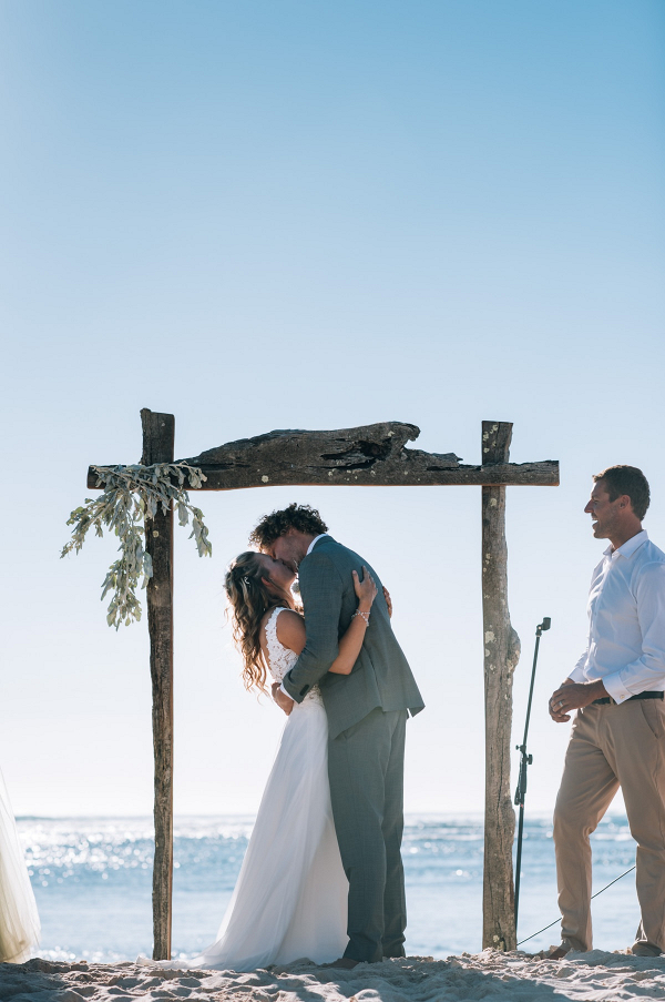 Intimate Beachside Outback Wedding