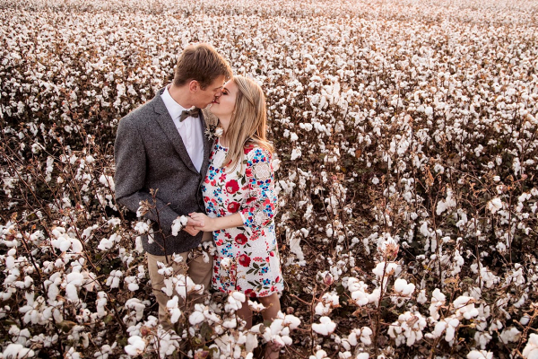 Cotton Fields Engagement Shoot