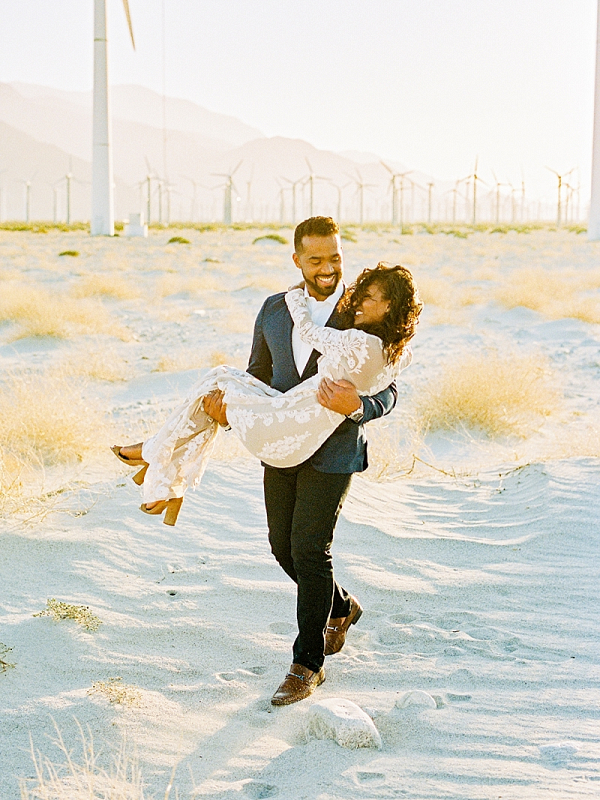 Stylish Palm Springs Engagement Session