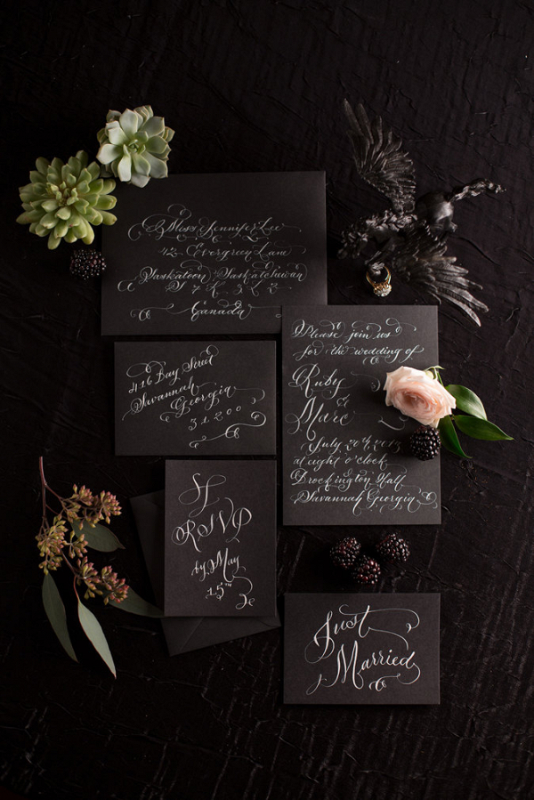 Halloween Romance – Gothic Wedding Inspiration