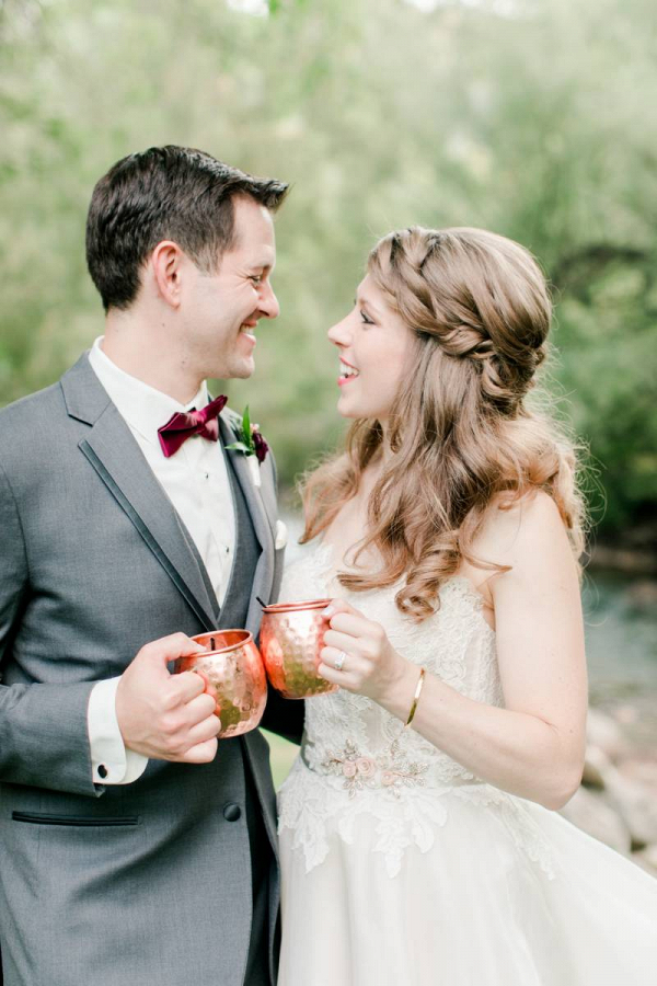 Vintage Wedding with Red Hues