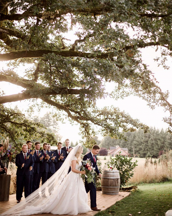 Floral Elegance on the Farm