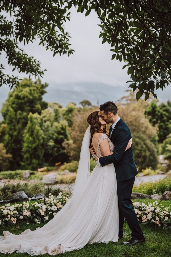 Rain Filled Country Garden Wedding