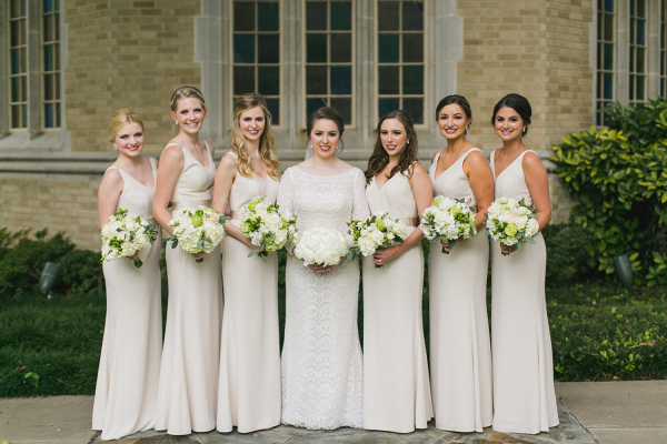 An Ivory + White Downtown Dallas Wedding