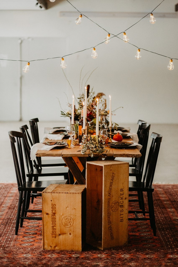 Stunning Scandinavian Fall Wedding Inspiration