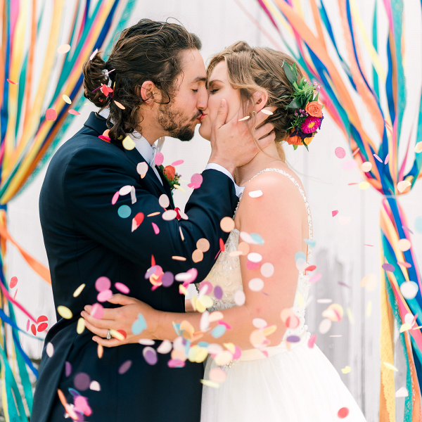 Colorful Al Fresco Farm Wedding Inspiration